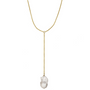 pearl lariat necklace