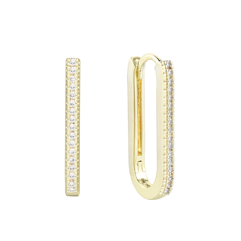 Rectangular crystal huggies