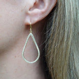 Crystal teardrop earrings ireland