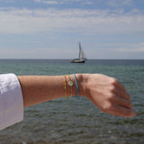 summer turquoise bead bracelet