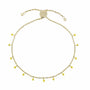 yellow enamel bracelet