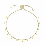 yellow enamel bracelet