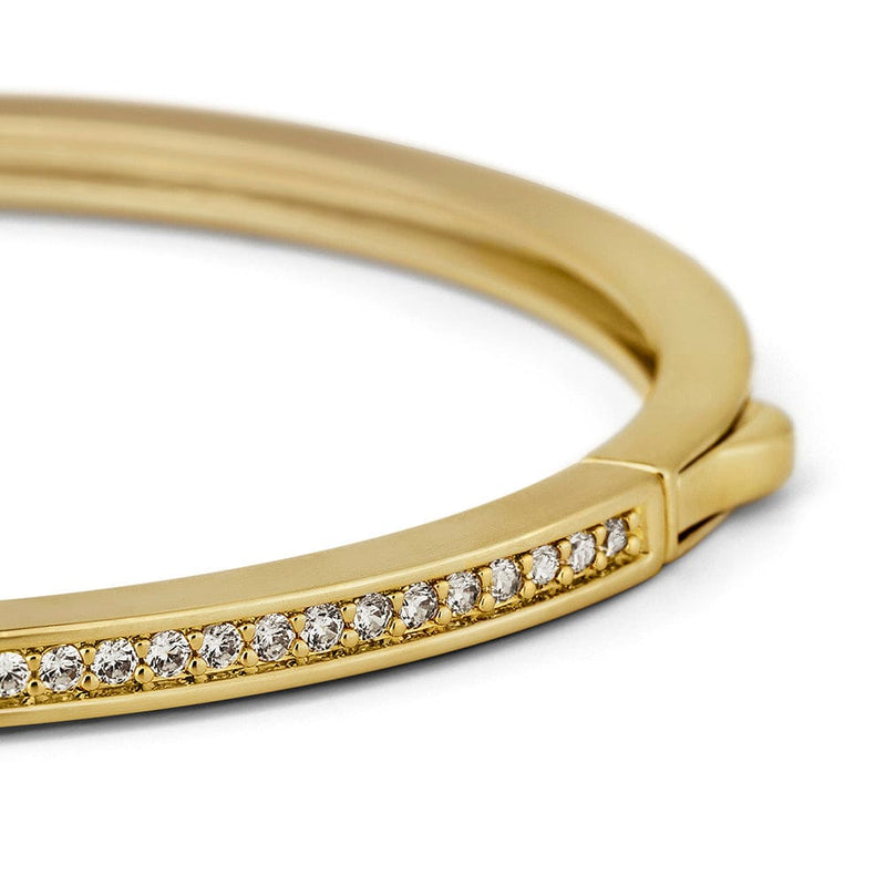 Loulerie Crystal Hinge Bangle
