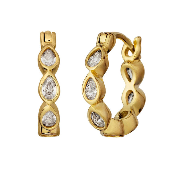 Loulerie Crystal Huggy Earring