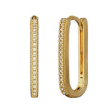 Loulerie Rectangular Crystal Huggies