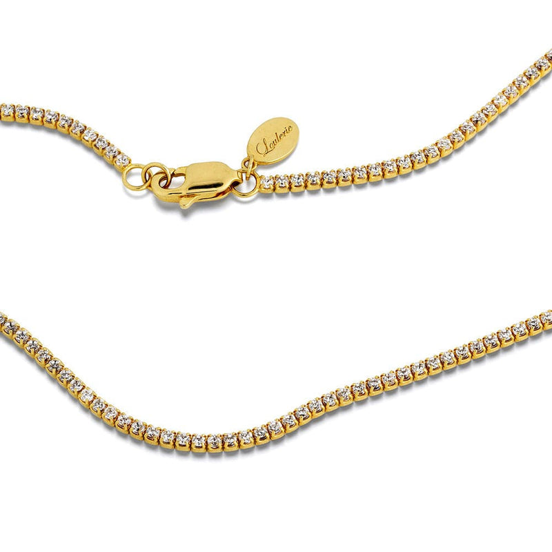 Loulerie Crystal Tennis Necklace