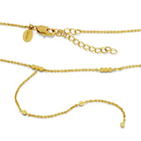 Loulerie Small Disc Lariat Necklace