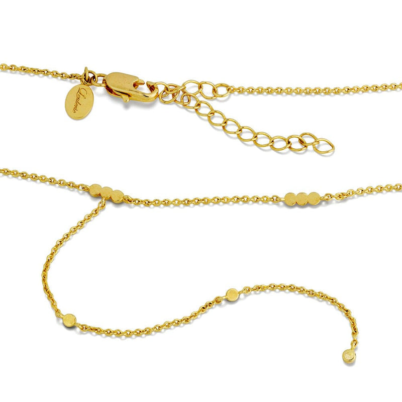 Loulerie Small Disc Lariat Necklace