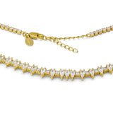 Limited Edition Loulerie Crystal Teardrop Tennis Necklace