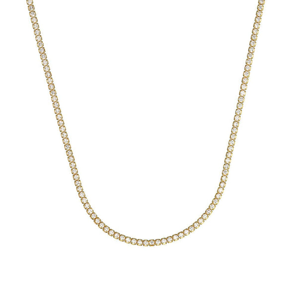 Loulerie Crystal Tennis Necklace