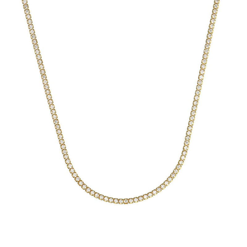 Loulerie Crystal Tennis Necklace