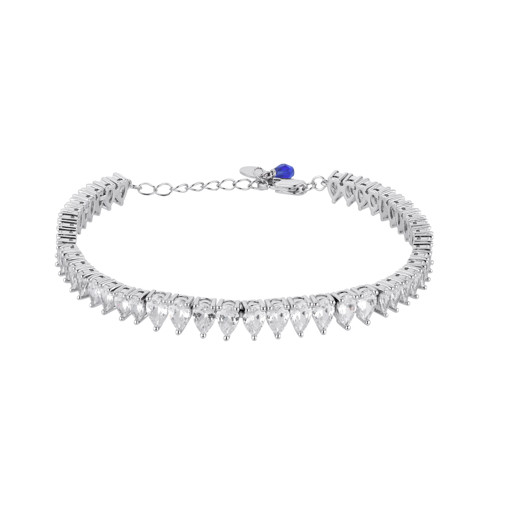 crystal bracelet on a white background