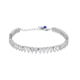 crystal bracelet on a white background