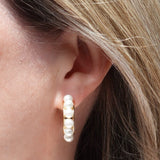 Pearl hoops