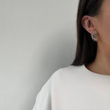 Crystal stud earrings