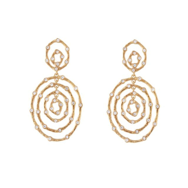 Joanna Laura Constantine Dangling Multi Wave Earrings