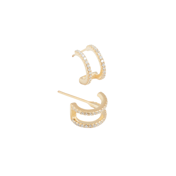 crystal hoops