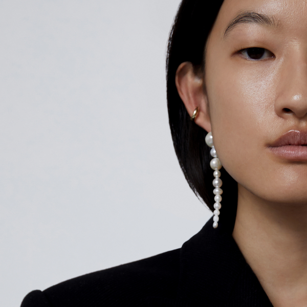 Pearl drop earrings