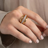 Alexis Bittar Solanales Crystal Orbiting Ring