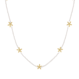 Gorjana Starfish Pearl Necklace