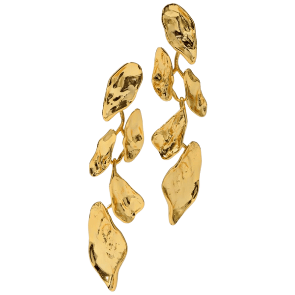 Alexis Bittar Mosaic Molten Gold Post Earring