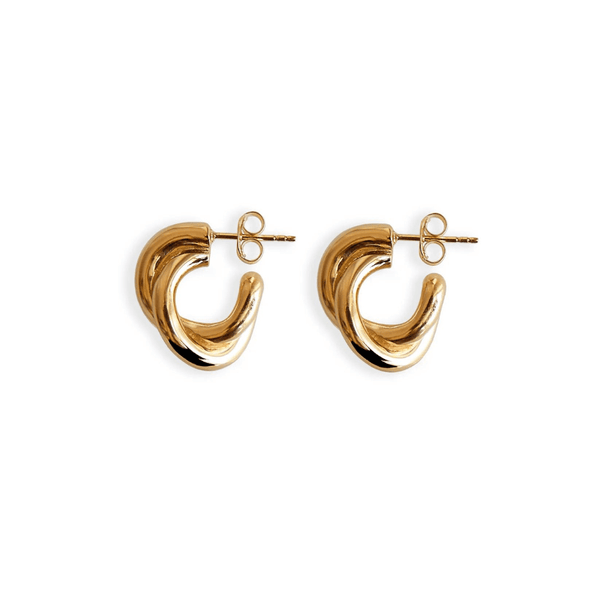 Lie Studio Gold Diana Earrings