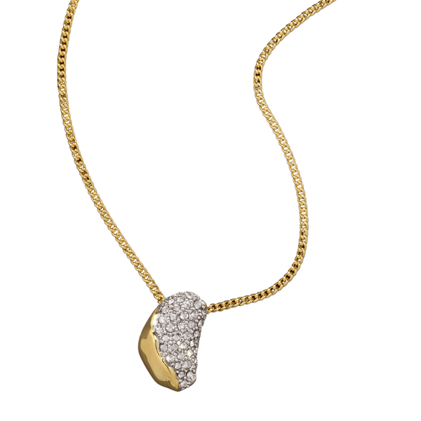 Alexis Bittar Solanales Crystal Small Pebble Necklace