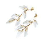 Wink Atelier White Ruscs Earrings