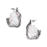 Pearl Octopuss.y Silver Rina Earrings