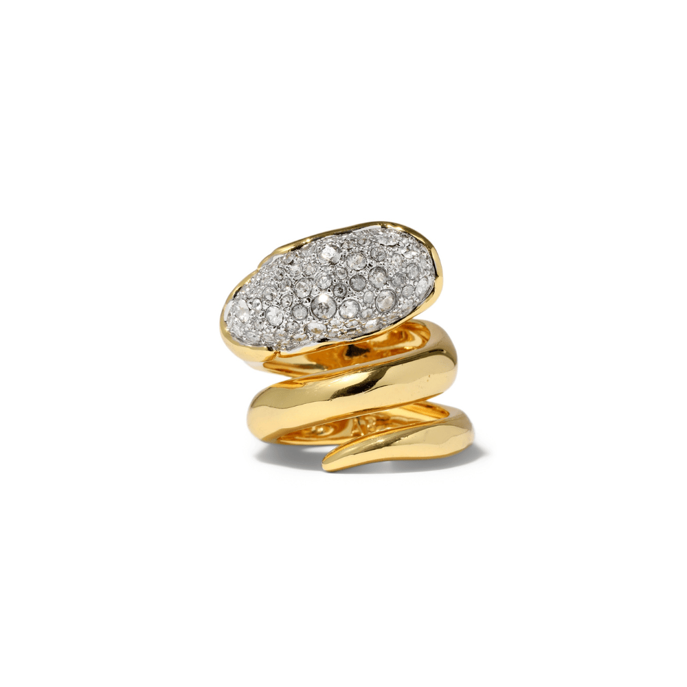 Alexis Bittar Solanales Crystal Coil Ring