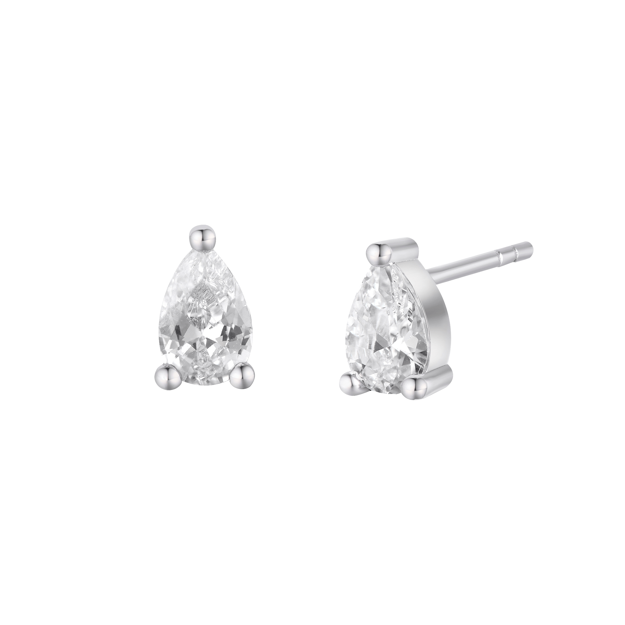 Loulerie Crystal Pear Cut Studs