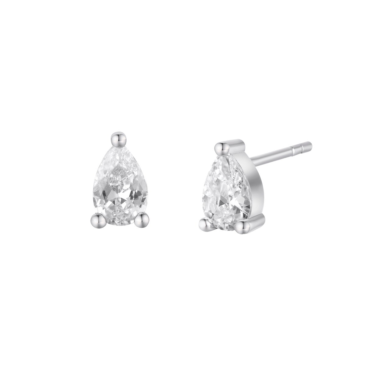 Loulerie Crystal Pear Cut Studs