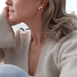 Loulerie Crystal Chain Earrings