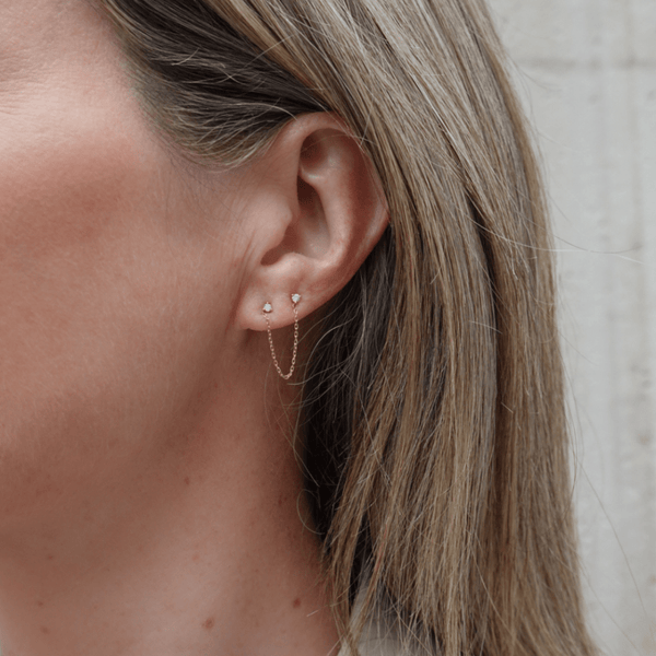 Loulerie Martini Double Stud Earring