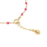loulerie fashion pink neon bracelet 