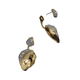 Alexis Bittar Solanales Crystal Petal Front Back Earrings