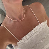 Nina Janvier Neon Orange Mini Soga Necklace