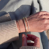 crystal bracelet stack gold bracelet bangle crystal bangle 