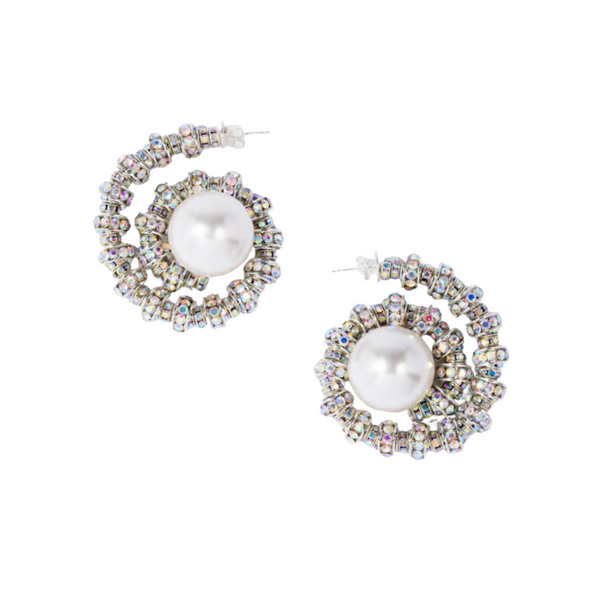 Pearl Octopuss.y Pearly Spiral Hoops