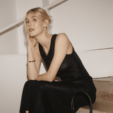 Lie Studio Gold Ruby Earrings