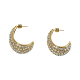 Pearl Octopuss.y Small Crescent Earrings