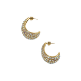 Pearl Octopuss.y Small Crescent Earrings