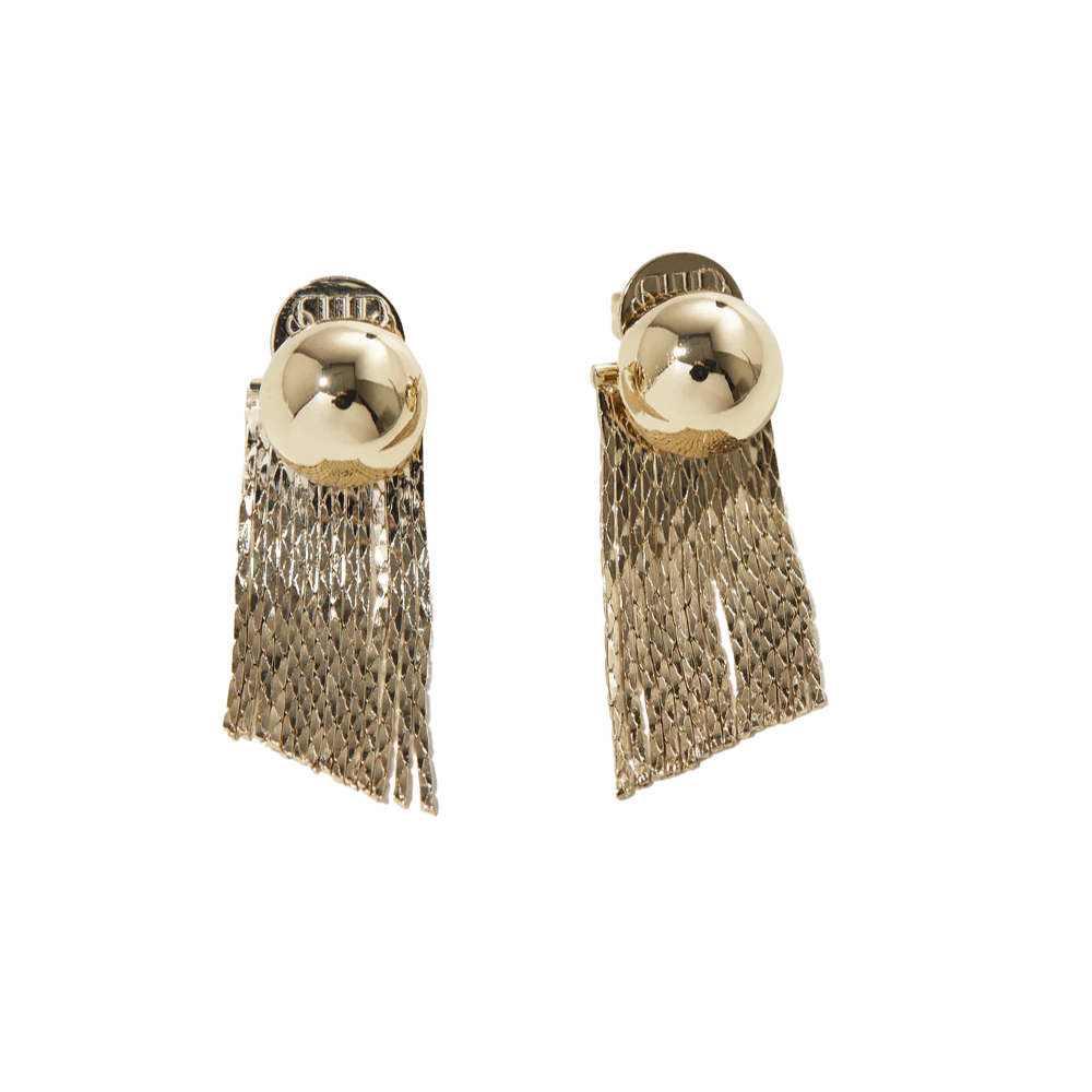 Pearl Octopuss.y Gold Tiny Medusa Earrings