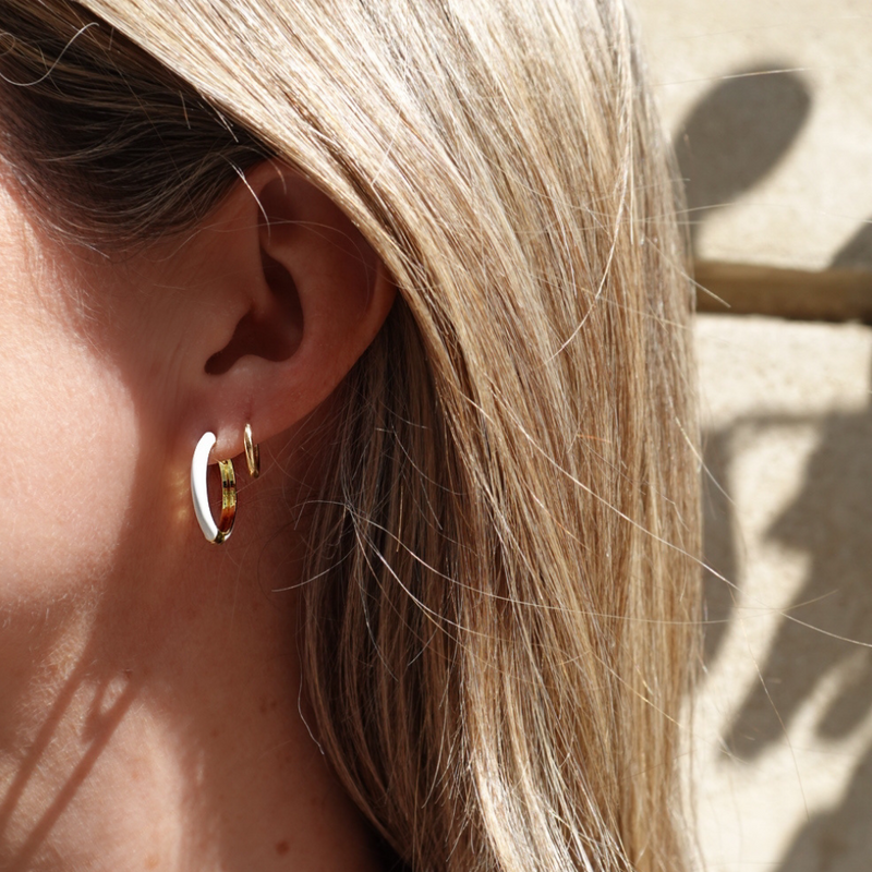 Loulerie White Sorbet Hoops