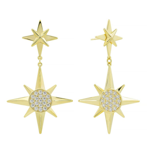 Loulerie Statement Star Earrings
