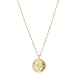 gold compass pendant necklace