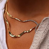 Shop Alexis Bittar Crystals Solanales Looped Collar Necklace | Extra Close Up Image 