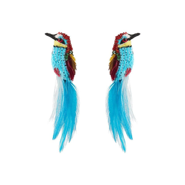 Mignonne Gavigan Turquoise Piccola Hummingbird Earrings