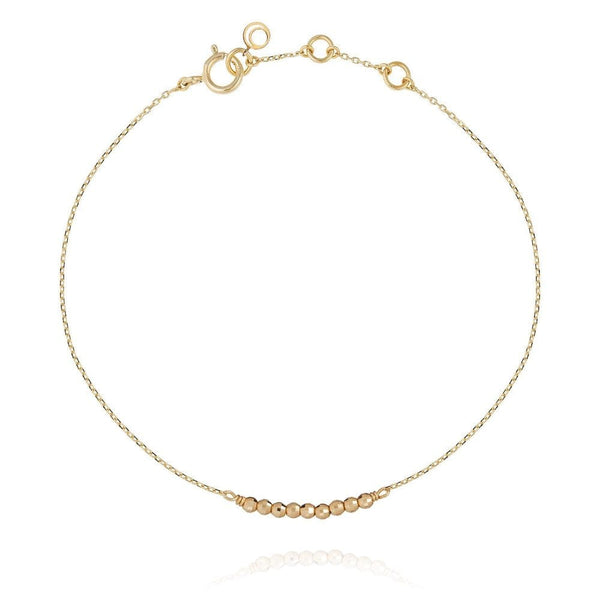 Perle de Lune Beads Bracelet | 18K Gold Plate 