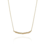 Perle de Lune Disco Beads Necklace | 18K Yellow Gold 